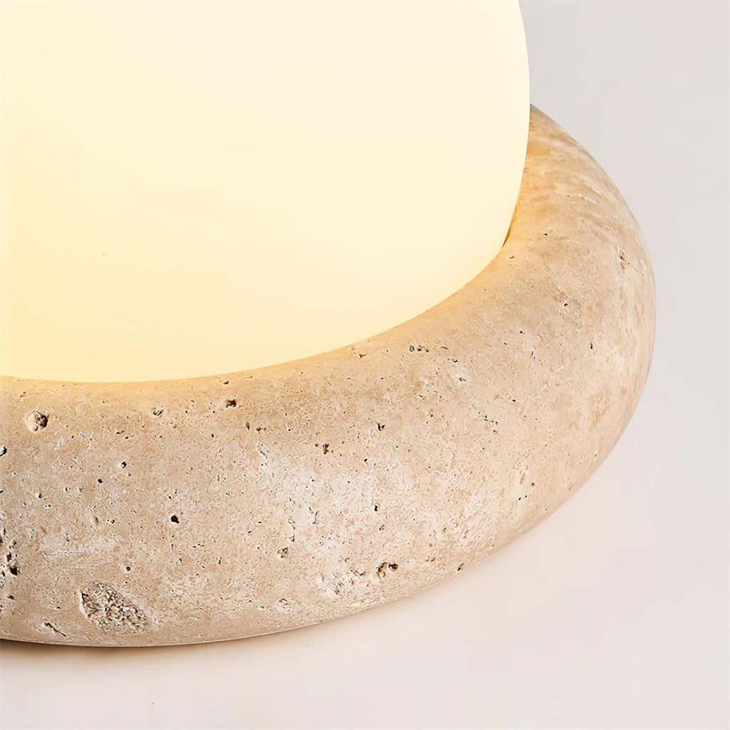 Travertine Table Lamp