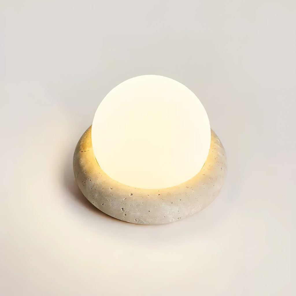 Travertine Table Lamp