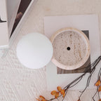 Travertine Table Lamp
