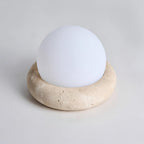 Travertine Table Lamp