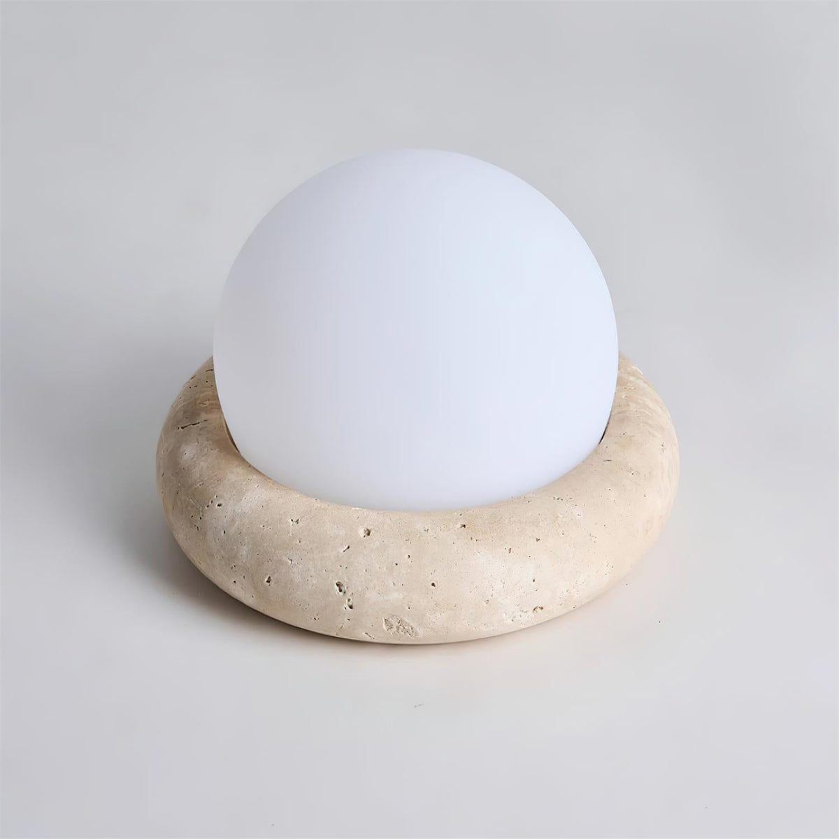 Travertine Table Lamp