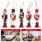 Mini Nutcracker Set | Christmas Tree Decoration 5 Pieces
