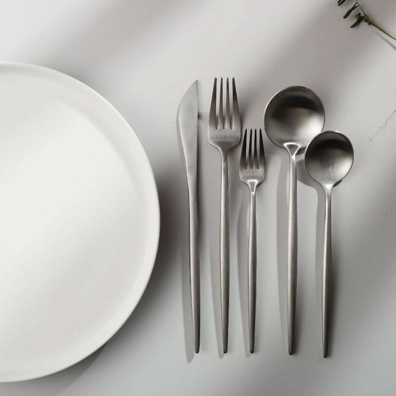 Minimalist Stainless Steel Cutlery Set