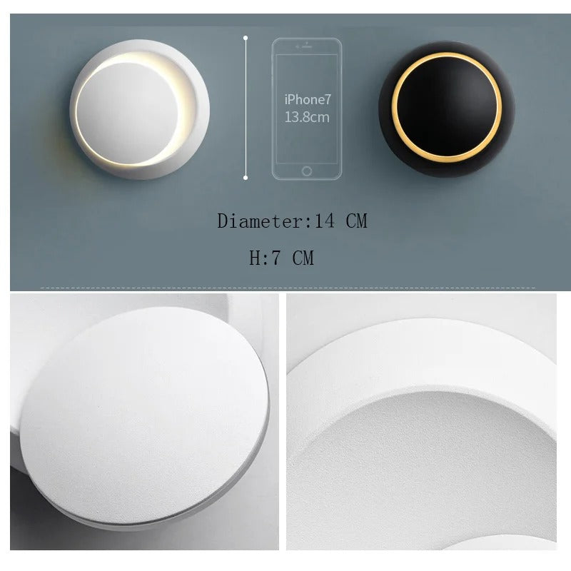 Minimalistic Orb Design Wall Light