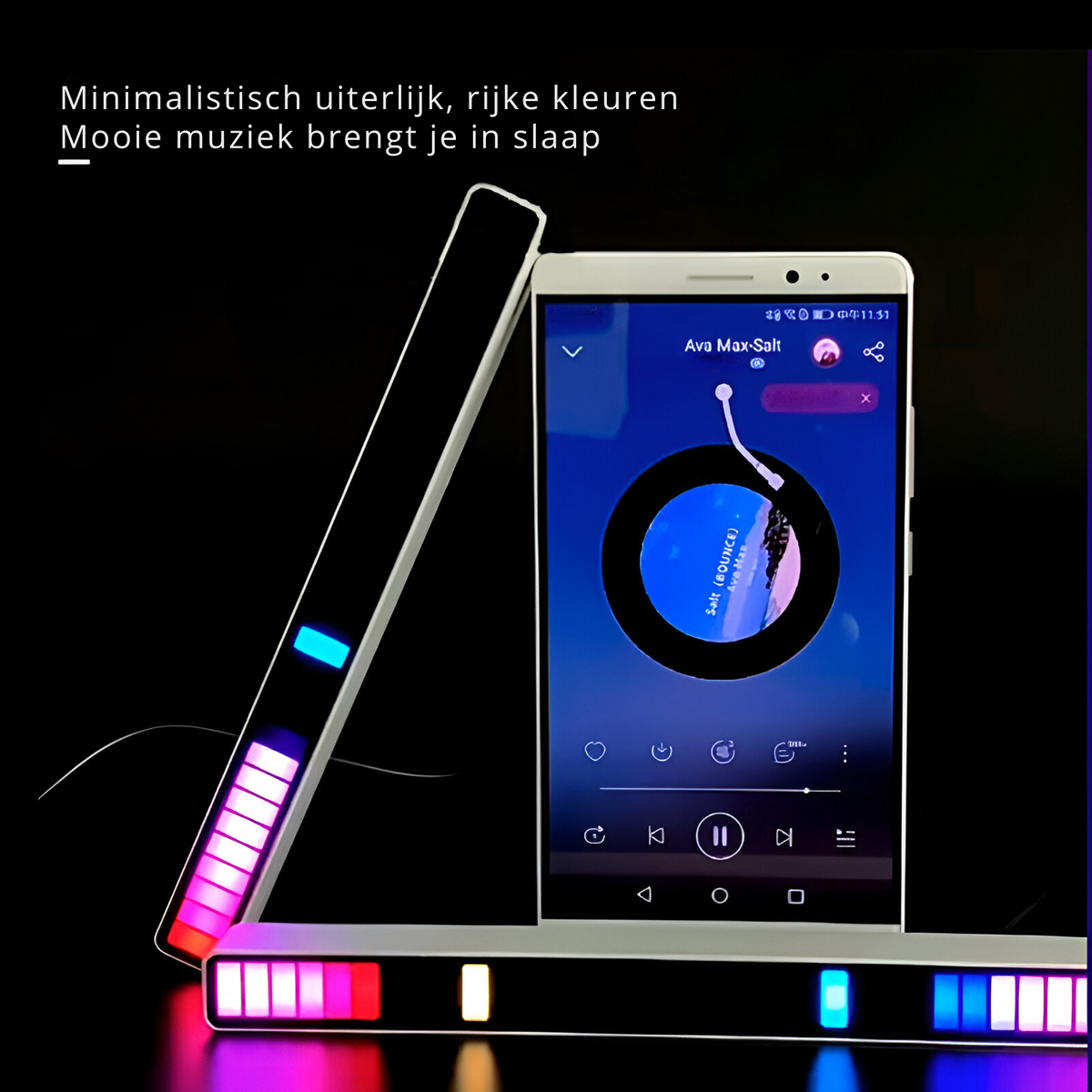 Smart Sound-Activated RGB Light Bar | Music Sync LED Ambient Lighting