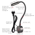 SleekGlow – Minimalist LED Reading Wall Lamp with Adjustable Arm