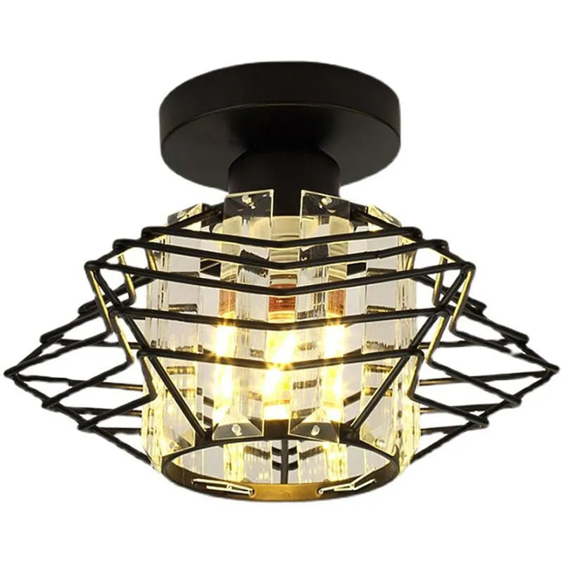 Modern Crystal Ceiling Light – Elegant Nordic Ceiling Lamp for Living Room and Hallway
