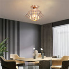 Modern Crystal Ceiling Light – Elegant Nordic Ceiling Lamp for Living Room and Hallway