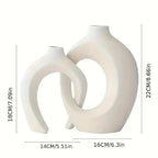 Minimalistic Ceramic Vases Set | Elegant Home Accessories