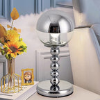 MirrorGlow – Minimalist Chrome Table Lamp
