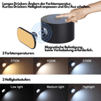 360° wireless rechargeable wall light | Versatile LED lighting solution
