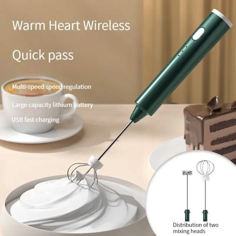 Powerful Mini Hand Mixer for Kitchen and Coffee