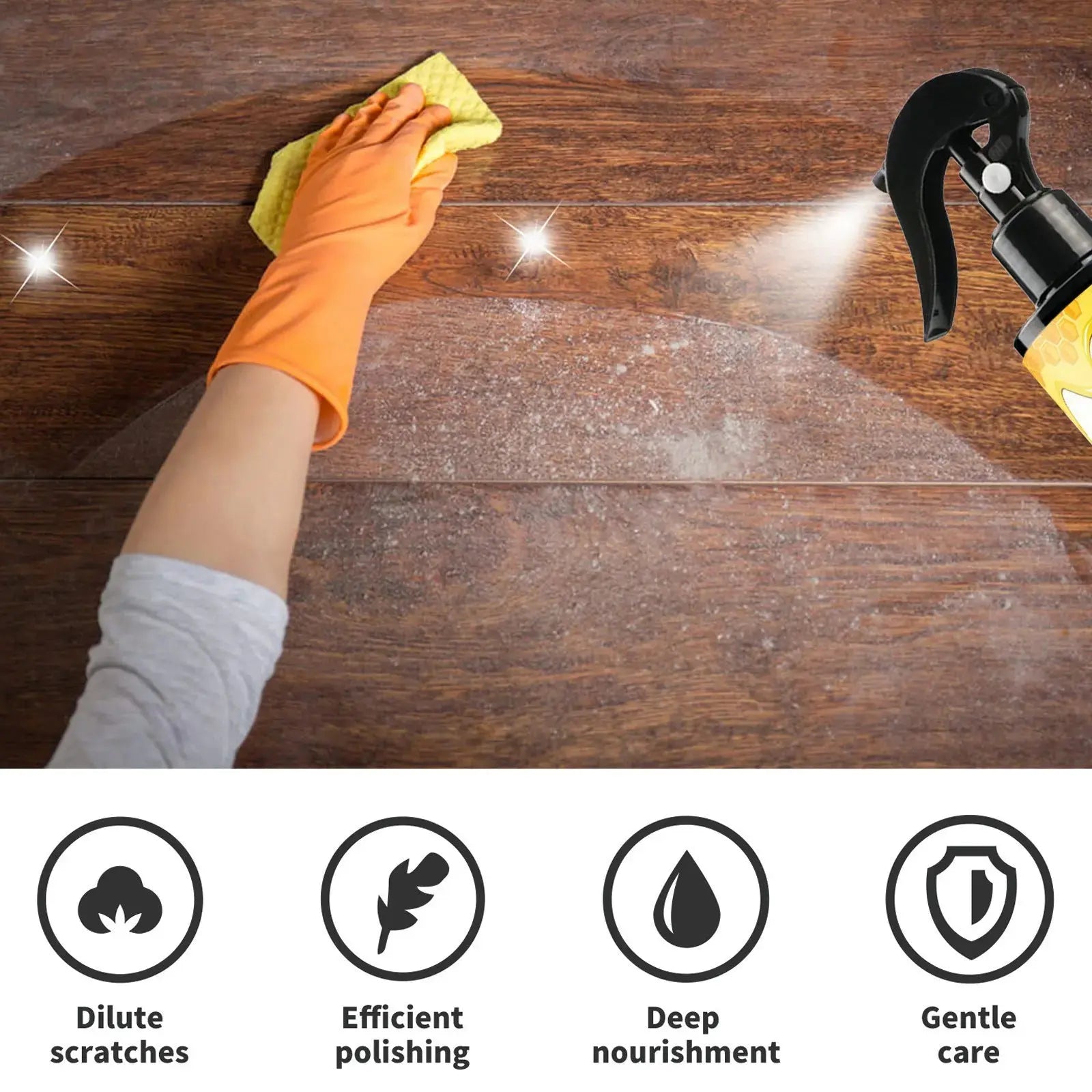 Furniture care spray for wood – Instant shine & long-term pRedection