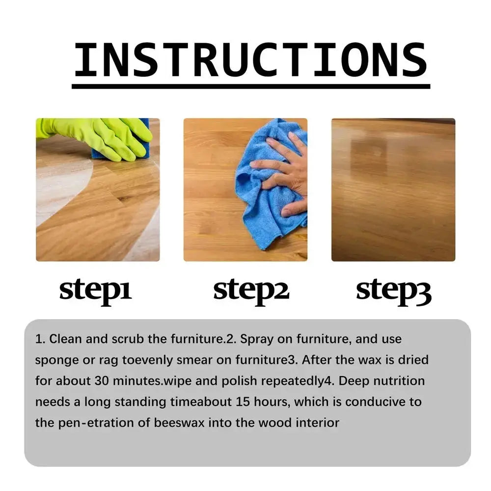 Furniture care spray for wood – Instant shine & long-term pRedection