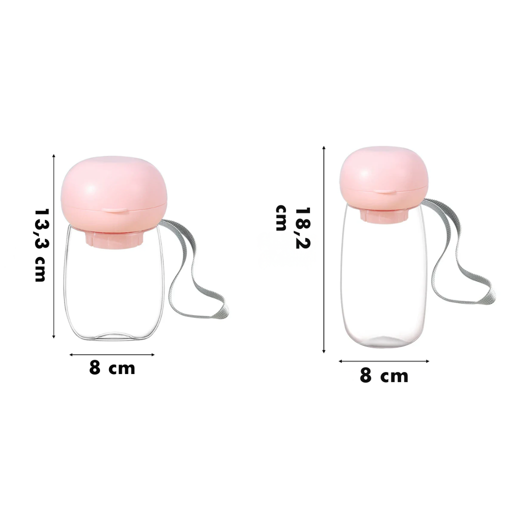 Mobile water bottle for dogs & cats