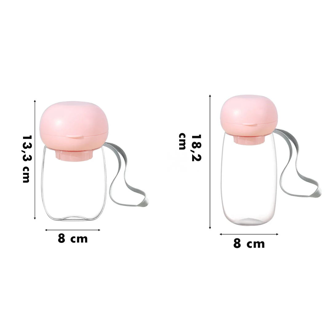 Mobile water bottle for dogs & cats