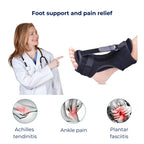 MobilityBoost Adjustable Drop Foot Brace for Ankle-Foot Orthosis | Improved Stability - Comfort Custom Fit for Independence