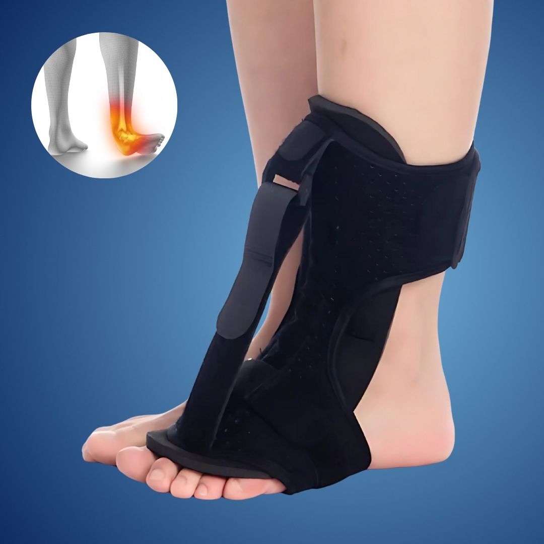 MobilityBoost Adjustable Drop Foot Brace for Ankle-Foot Orthosis | Improved Stability - Comfort Custom Fit for Independence