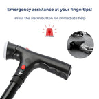 MobilityMate Folding Cane Collapsible Walking Stick | Telescopic Walking Stick - Lightweight Cane - for Seniors and Travellers