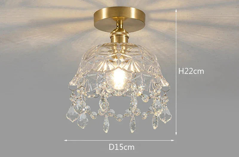 Modern Glass Pendant Lamp – Crystal Clear Design for Living Room & Dining Room