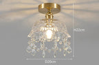 Modern Glass Pendant Lamp – Crystal Clear Design for Living Room & Dining Room