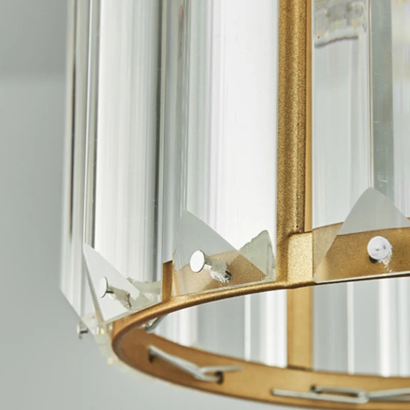 Elegant crystal pendant lamp – luxury lighting for dining room and living room