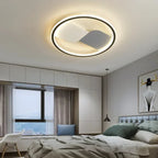 Modern LED ceiling light with round design – Dimmable for bedroom and living room
