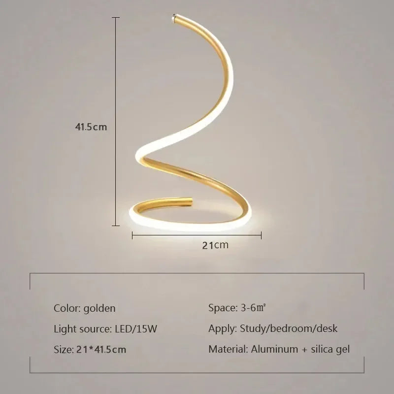 GlowStream - Modern LED Table Lamp