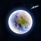 3D LED Moon or Earth Ceiling or Wall Lamp (3 Styles) 24CM-80CM