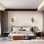 Spiral-shaped wall light