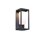 Modern LED wall light for outdoor use, energy-saving and weatherproof