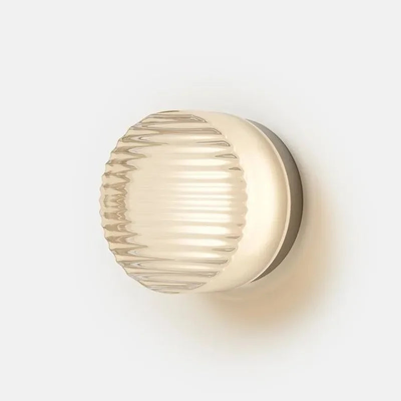 Modern round wall lamp for atmospheric elegance