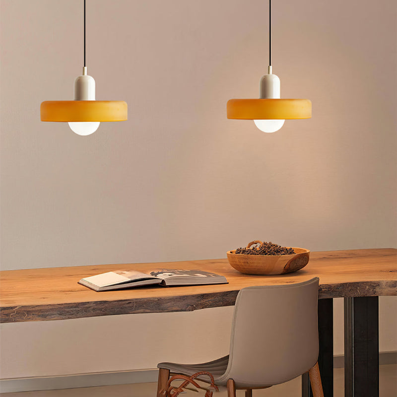 Colored Glass Pendant Lamp - BauLume