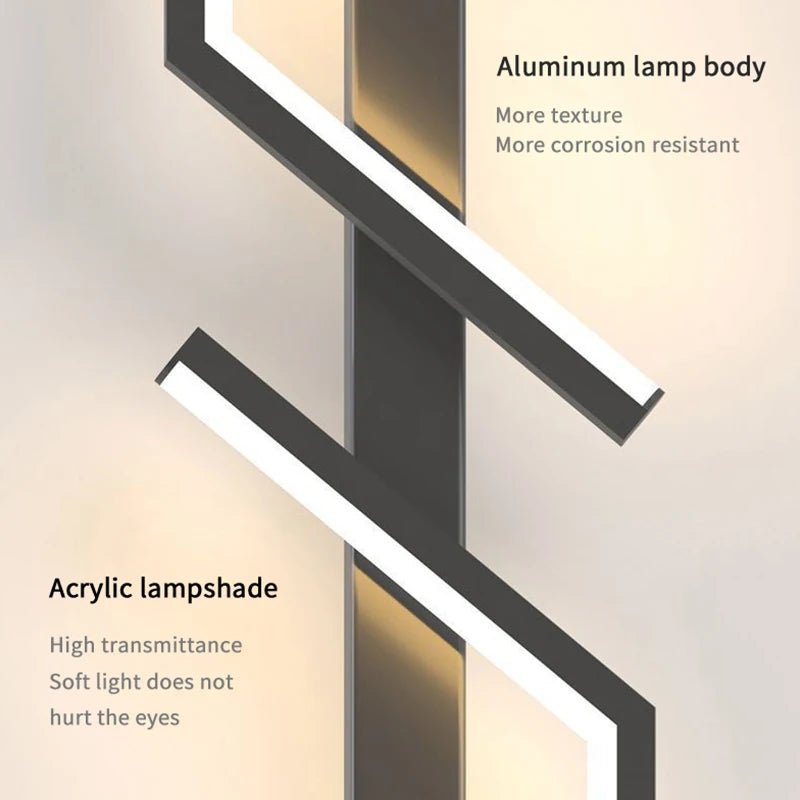 Creative LED wall lamp with stripe design | Modern design