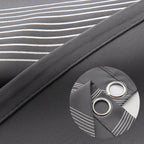 Modern Wave Pattern Blackout Curtain