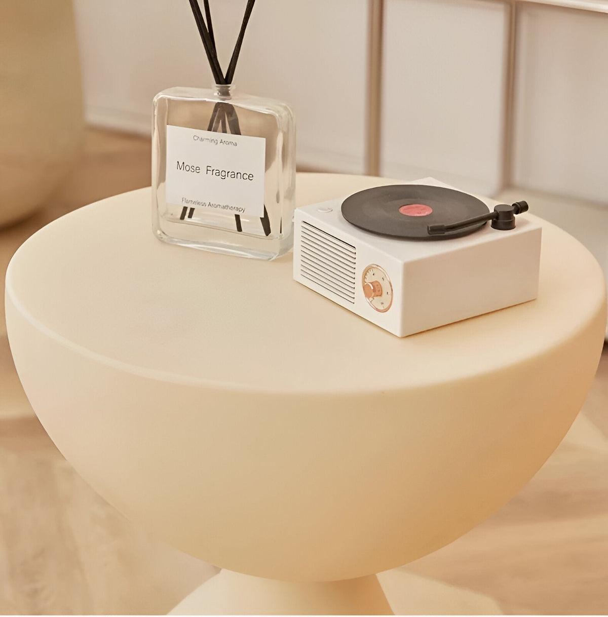 Modern Round Plastic Side Table