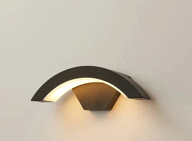 LED wall light with motion sensor - weatherproof body induction light, energy-saving, ideal for outdoor use and security