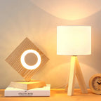 LumiHout – Modern table lamp made of wood with warm, natural elegance