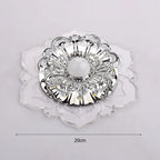 Elegant crystal ceiling light with LED – Modern lighting for living spaces