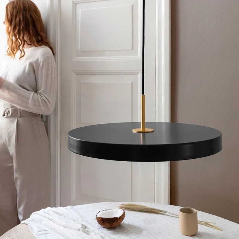 Slim Disc Pendant Light