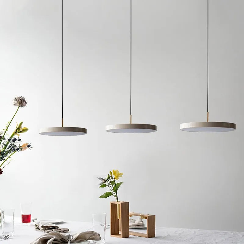 Slim Disc Pendant Light