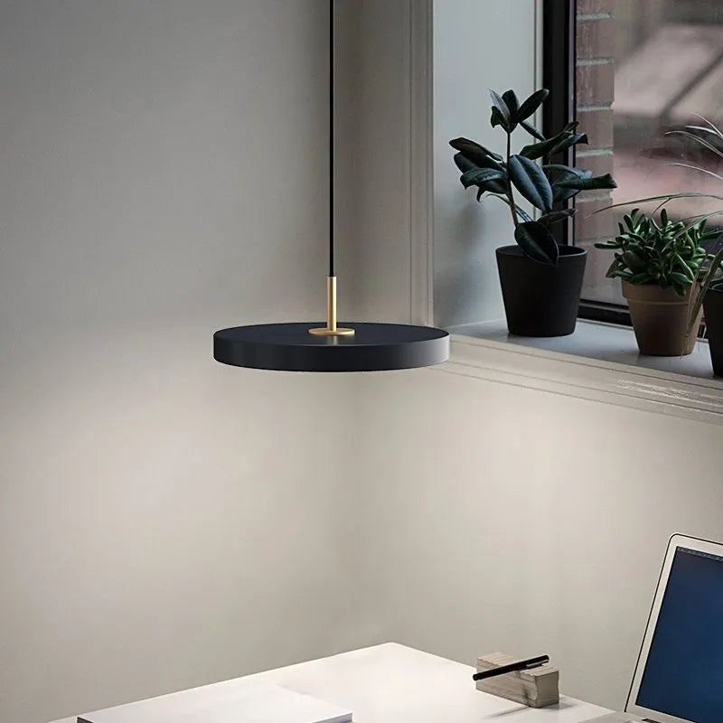 Slim Disc Pendant Light