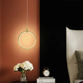 Elegant Double Ring Pendant Light | DuoGlow
