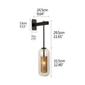 Modern LED Wall Light with Glass Cover for Bedroom and Living Room