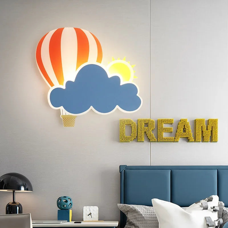 LED wall lamp for children's rooms and corridors