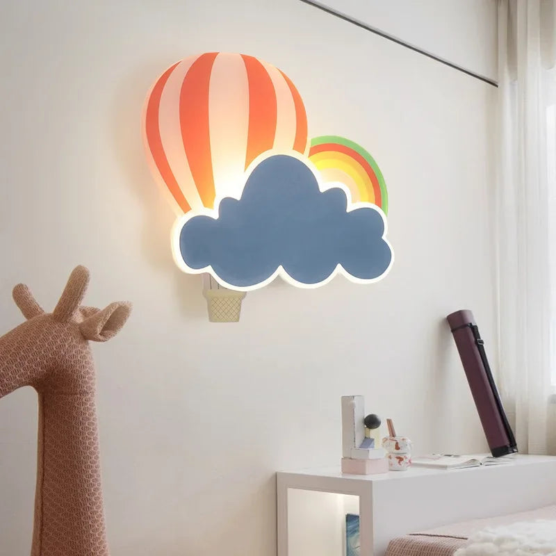 LED wall lamp for children's rooms and corridors