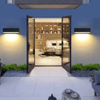Modern LED wall light for outdoor use - weatherproof, energy-saving, ideal for garden and terrace