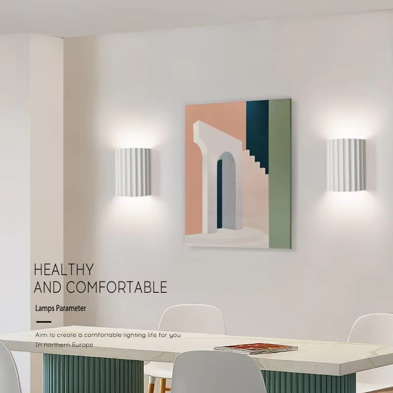 ArchiLume | Modern Ribbed Lamp, Wall Light