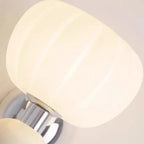 Modern wall sconce with glass lampshade – Elegant LED wall light for bedroom & living room