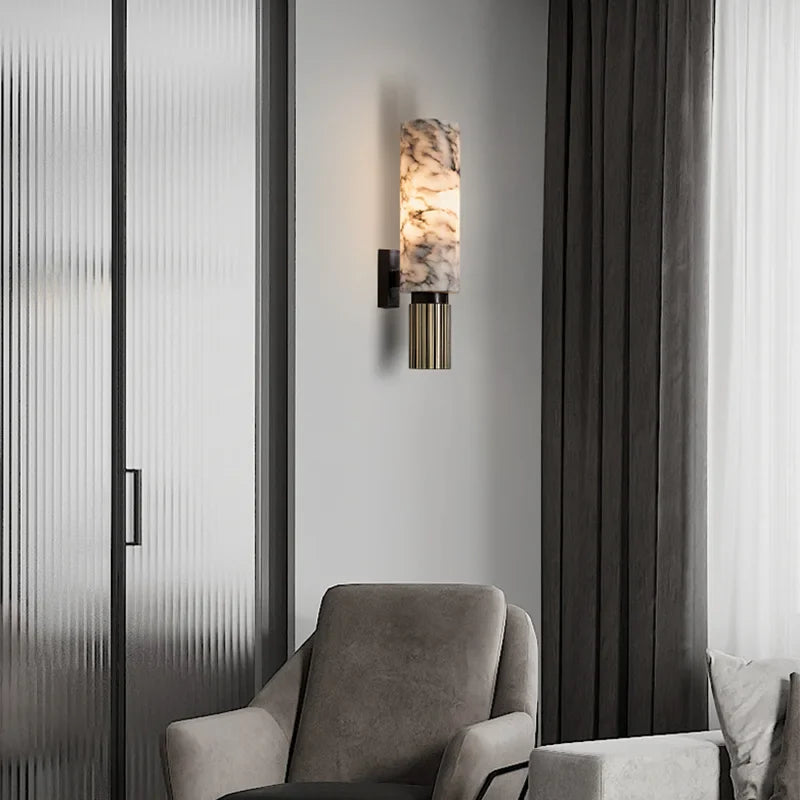Illuminated Wall Decoration made of Marble - LustraMar